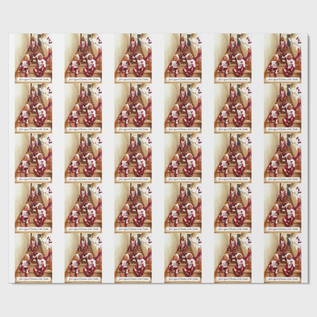 Papel De Regalo Caos de Navidad (Superficie plana)