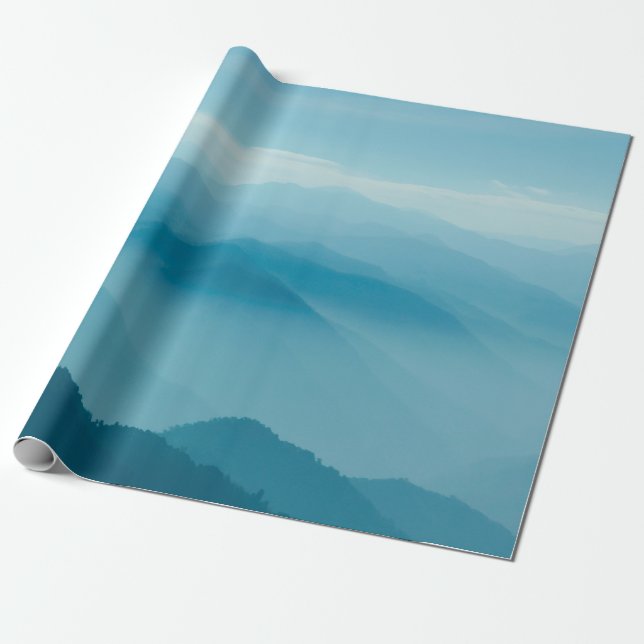 Papel De Regalo Capas de montaña (Desenrollado)