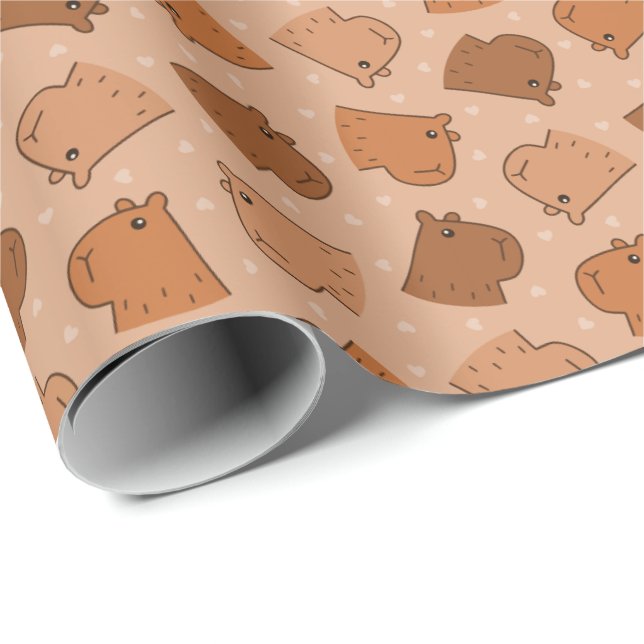 Papel De Regalo Capibara (Esquina del rollo)