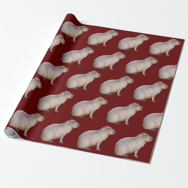 Papel De Regalo Capibara (Desenrollado)