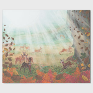 Papel De Regalo Capreolus Roe Deer Capreolus en la luz solar fores