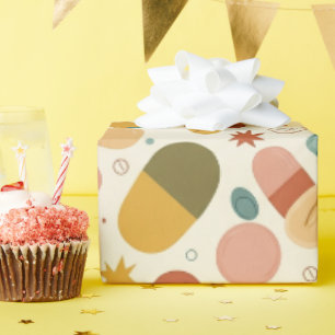 Papel De Regalo Cápsula de Boho para la Tierra para la Salud y la 