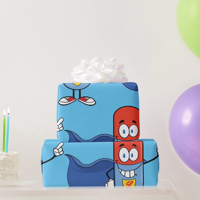 Papel De Regalo Cápsula de la píldora personalizado (Subido por el creador)
