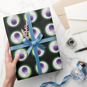 Papel De Regalo Captura de sangre Morple Zombie Monster Eyeball Ha