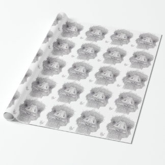Papel De Regalo Cara de la avestruz