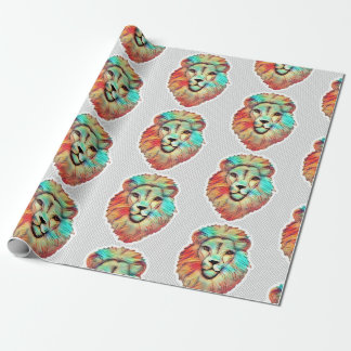Papel de regalo Cara de León