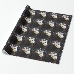 Papel De Regalo Cara de muñeca espeluznante