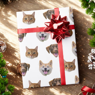 Papel De Regalo Cara de perro personalizada, regalo de foto de mad