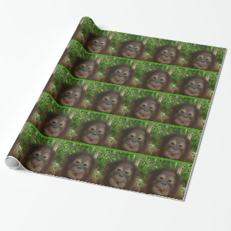 Papel De Regalo Cara del orangután