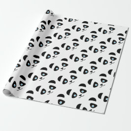 Papel De Regalo cara del oso de panda