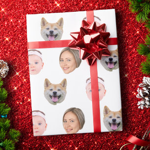Papel De Regalo Cara personalizado, foto Personalizado, regalo fam