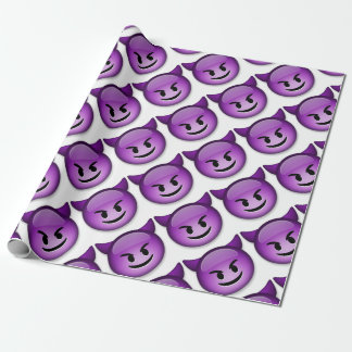 Papel De Regalo Cara traviesa de la emoji