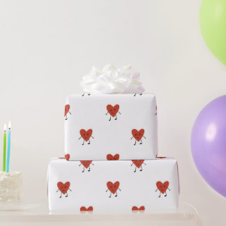 Papel De Regalo Caracteres de Corazones
