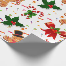 Caramelo de Navidad de Jengibrebreado Cinta