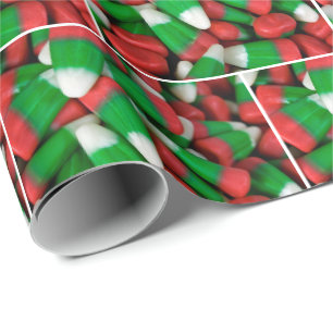 Papel De Regalo caramelo de Navidad en forma de maíz