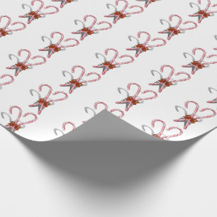 Papel De Regalo Caramelos de Navidad
