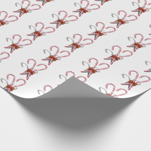 Papel De Regalo Caramelos de Navidad (Esquina)