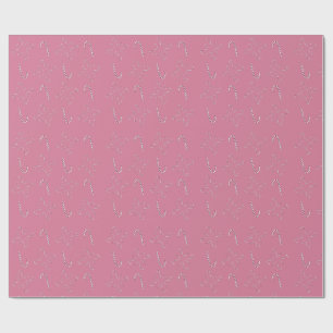 Papel De Regalo Caramelos Navideños 2026 Rosa