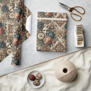 Papel De Regalo Caras de piedra y noches tiernas - Barroco gótico