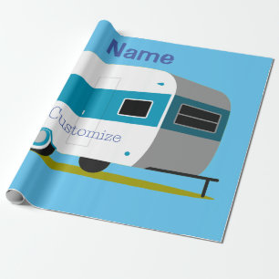 Papel De Regalo Caravana RV Thunder_Cove