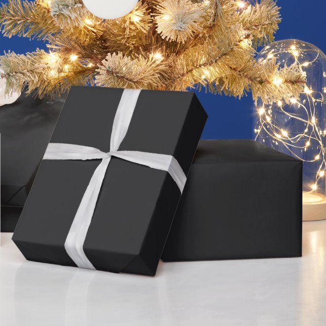 Papel De Regalo Carbón Negro (Vacaciones)