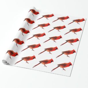 Papel De Regalo Cardenales