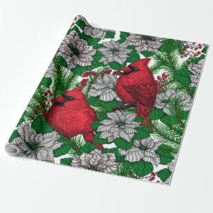 Papel De Regalo Cardenales 2