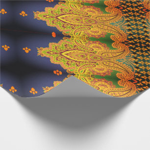 Papel De Regalo Cardiff Paisley Sangria