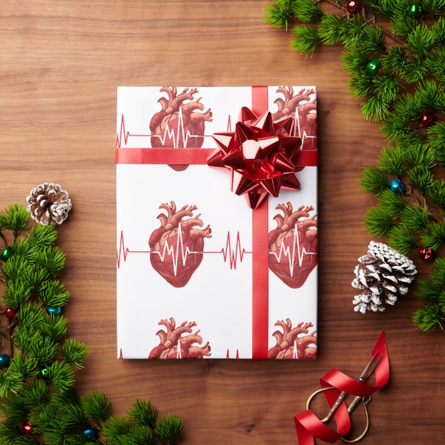 Papel De Regalo cardiólogo doctor del corazón cardiología Te Escuc (Regalo de vacaciones)