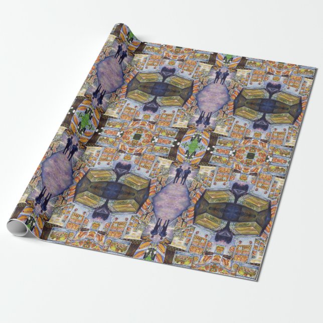 Papel De Regalo Carga de trabajo artística extraordinaria (Desenrollado)