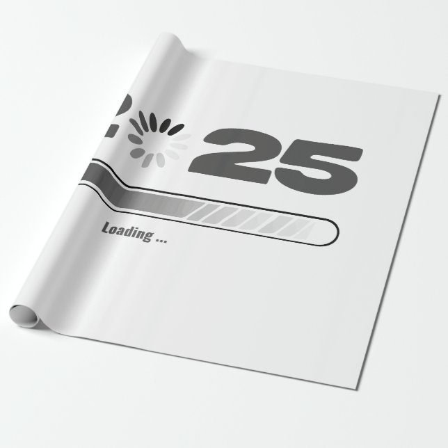 Papel De Regalo Cargando 2025 (Desenrollado)
