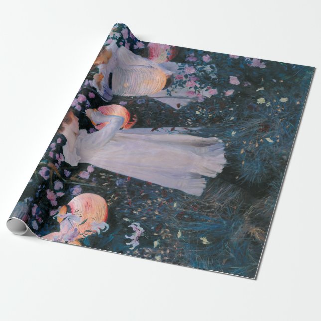 Papel De Regalo Carnación, Lily, Lily, Rosa (John Singer Sargent) (Desenrollado)