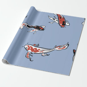 Papel De Regalo Carne de pez patrón koi koi carpa