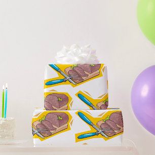 Papel De Regalo Carne de tallado