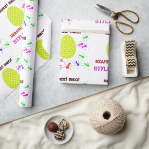 Papel De Regalo carne dulce de estilo bizarro