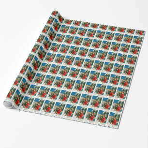 Papel De Regalo Carolers del navidad