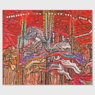 PAPEL DE REGALO CAROUSEL
