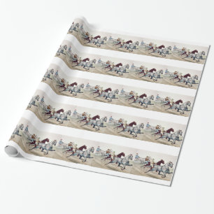 Papel De Regalo Carreras de arnés SUPERIORES