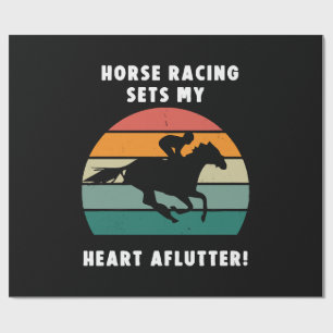 Papel De Regalo Carreras de caballos
