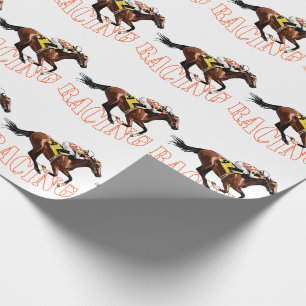 Papel De Regalo Carreras de caballos