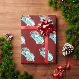 Papel De Regalo Carreras de Coches de Ranura