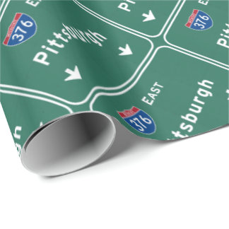Papel De Regalo Carretera nacional del PA de Pittsburgh