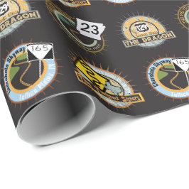 Papel De Regalo Carreteras famosas para motocicletas