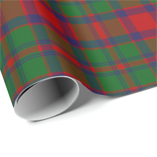 Papel De Regalo Carrick Tartan (Esquina del rollo)