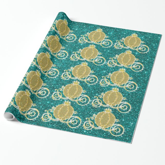 Papel De Regalo Carrito de cuento de hadas (Desenrollado)