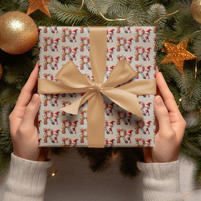 Papel De Regalo Carta festiva Cute Navidades Elf R (Subido por el creador)