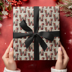 Papel De Regalo Carta festiva de Elf Navidades Cute W