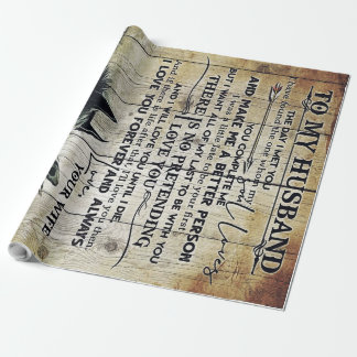 Papel De Regalo Carta para él | A Mi Esposo | GUAY