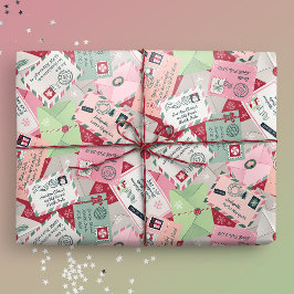 Papel De Regalo Cartas A Santa Claus De navidades De Todo El Mundo