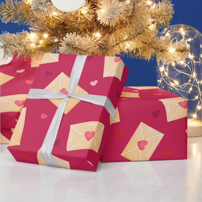 Papel De Regalo Cartas de amor (Vacaciones)